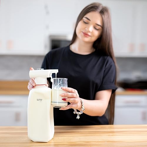Miniatura 4 de Dispensador automático de bebidas para leche, jugo, bebidas. Compacto, fácil de usar, recargable por USB, ABS duradero, silicona, fácil de limpiar.