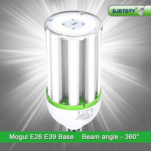 Miniatura 6 de DJDTDTY Bombilla LED de maíz de 80 W, 100 W, 120 W, 150 W, 200 W, lámpara LED de maíz con base E26 E39, 12000 lúmenes, 5000 K, luz diurna de 110 V