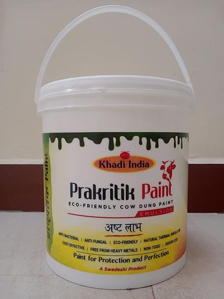 Khadi Prakritik Paint Eco Friendly Cow Dung Emulsion Paint (20_liters)