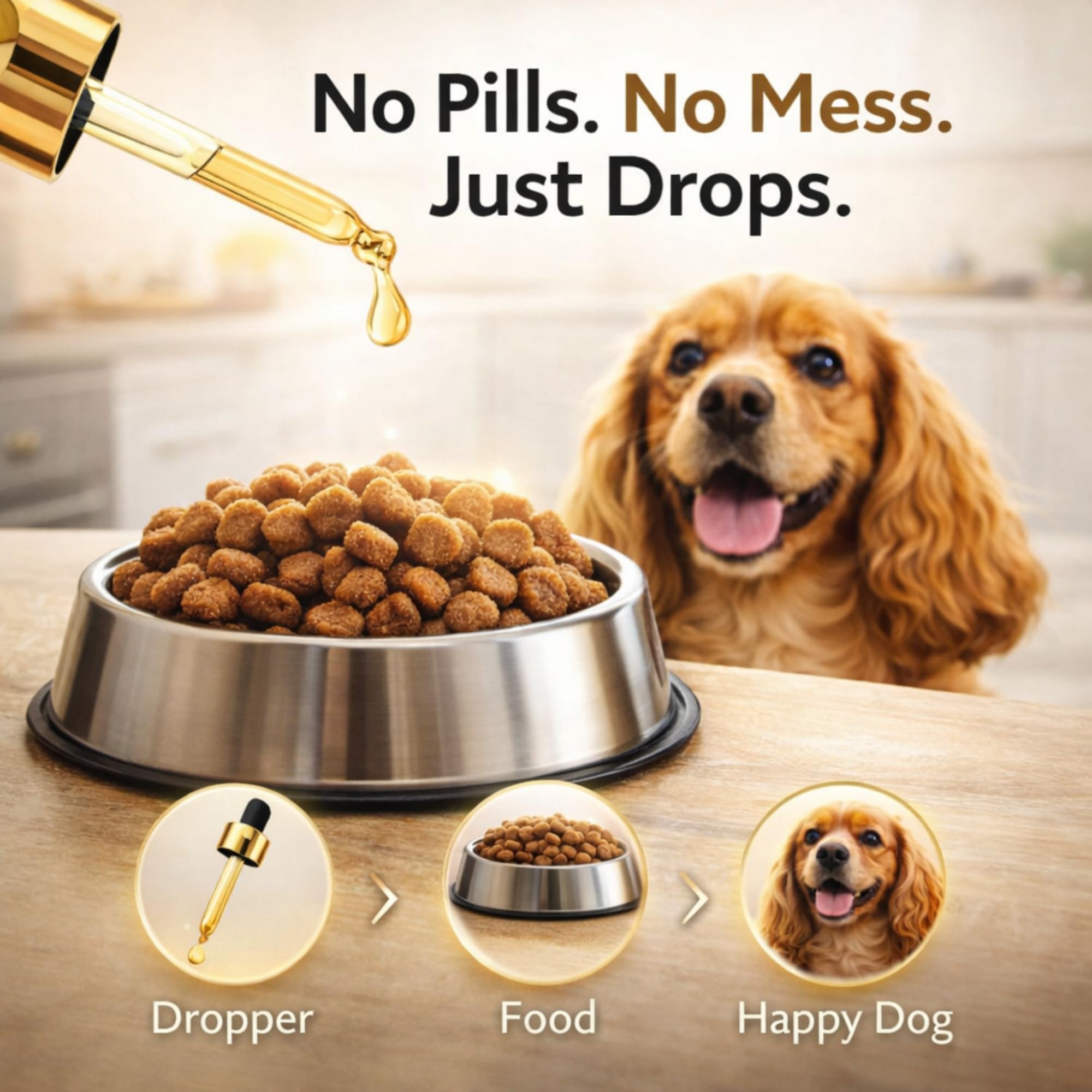 Medfly Advanced Biotin & Collagen Drops for Dogs & Cats | Supports Skin Health, Coat Shine & Fur Growth | Natural Plant-Based Formula | 50 ml 3
