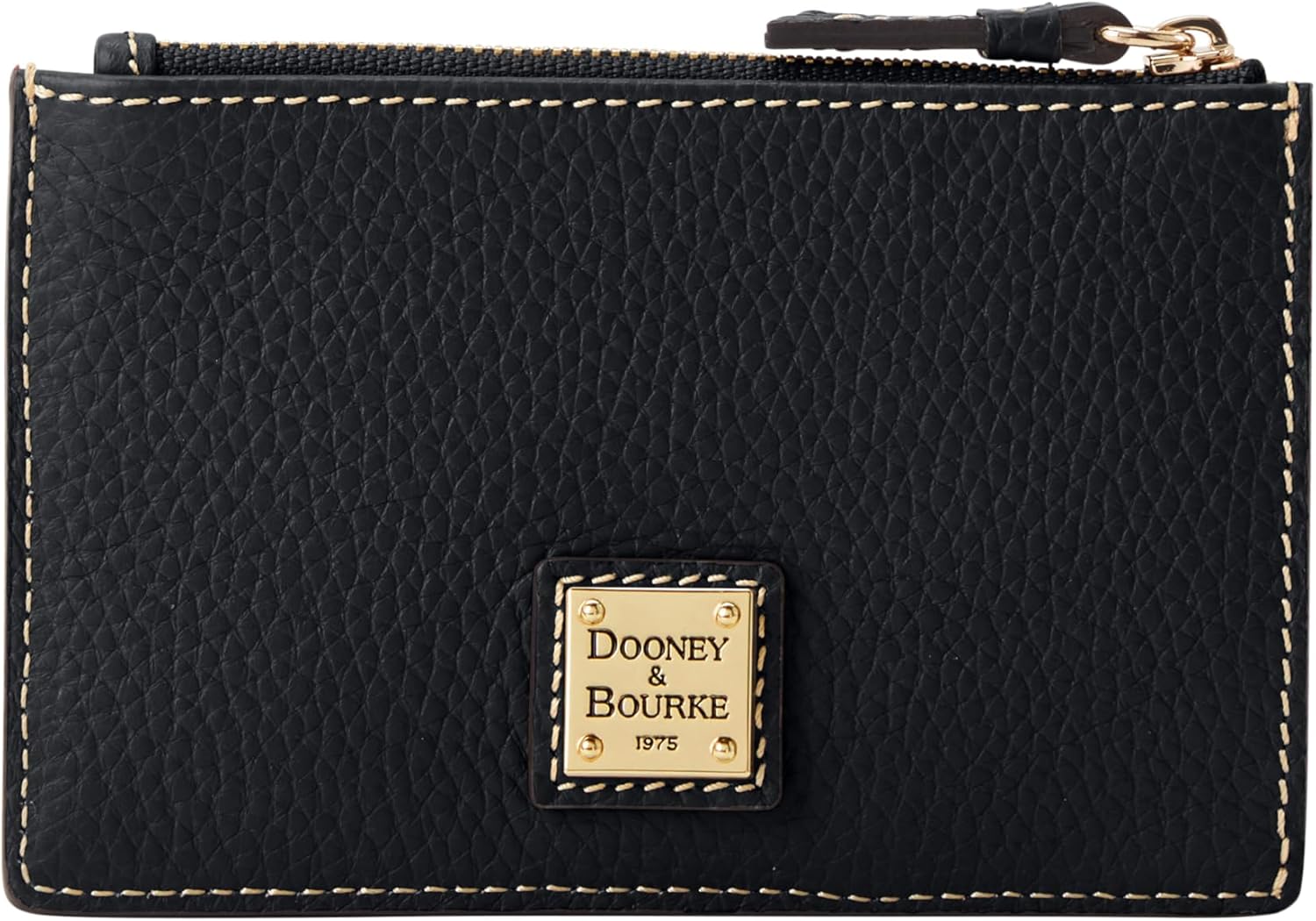 Dooney & Bourke Pebble Grain Zip Credit Card Case