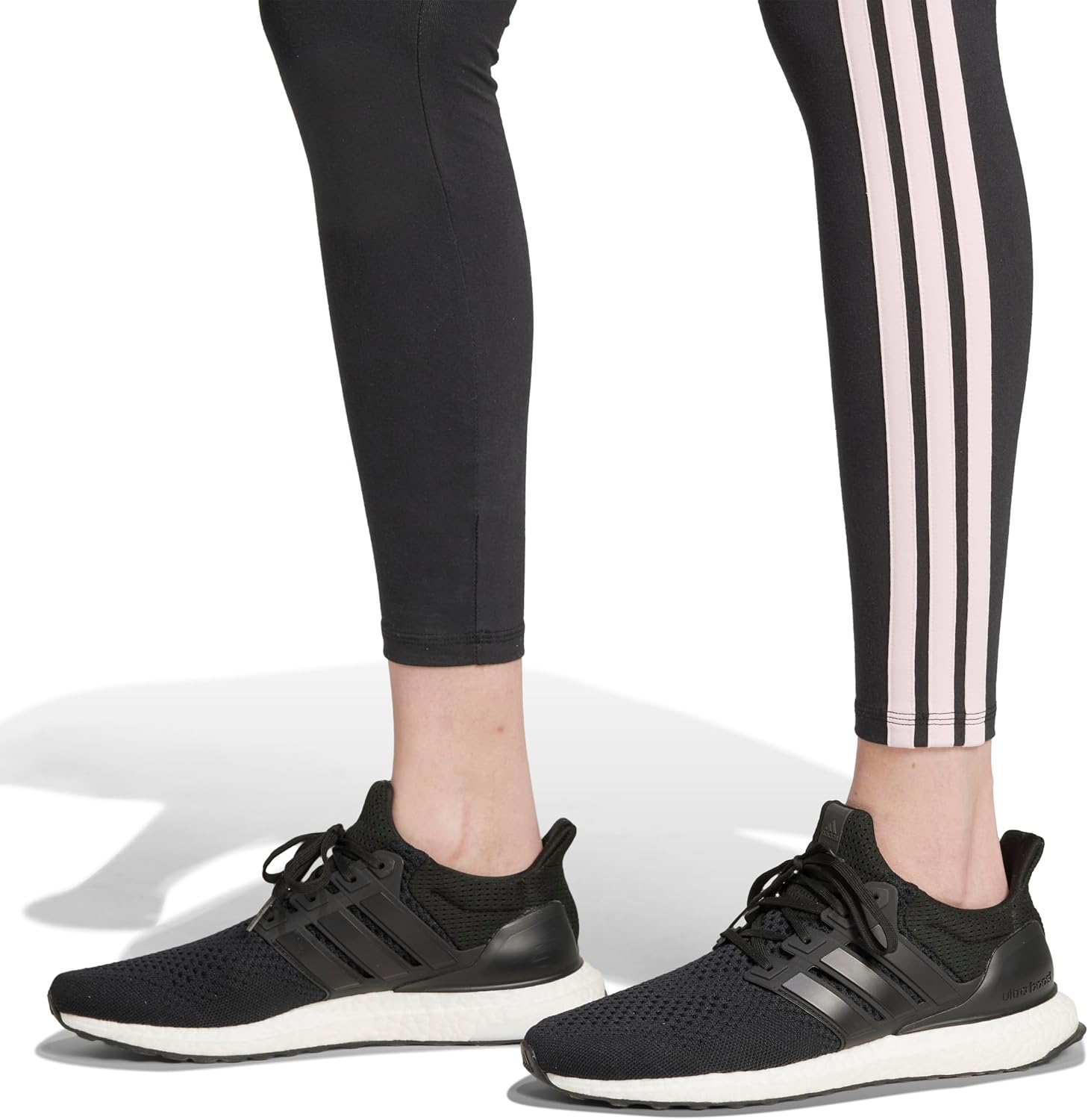 adidas Womens Essentials 3-Stripes Cotton Leggings - Image 4