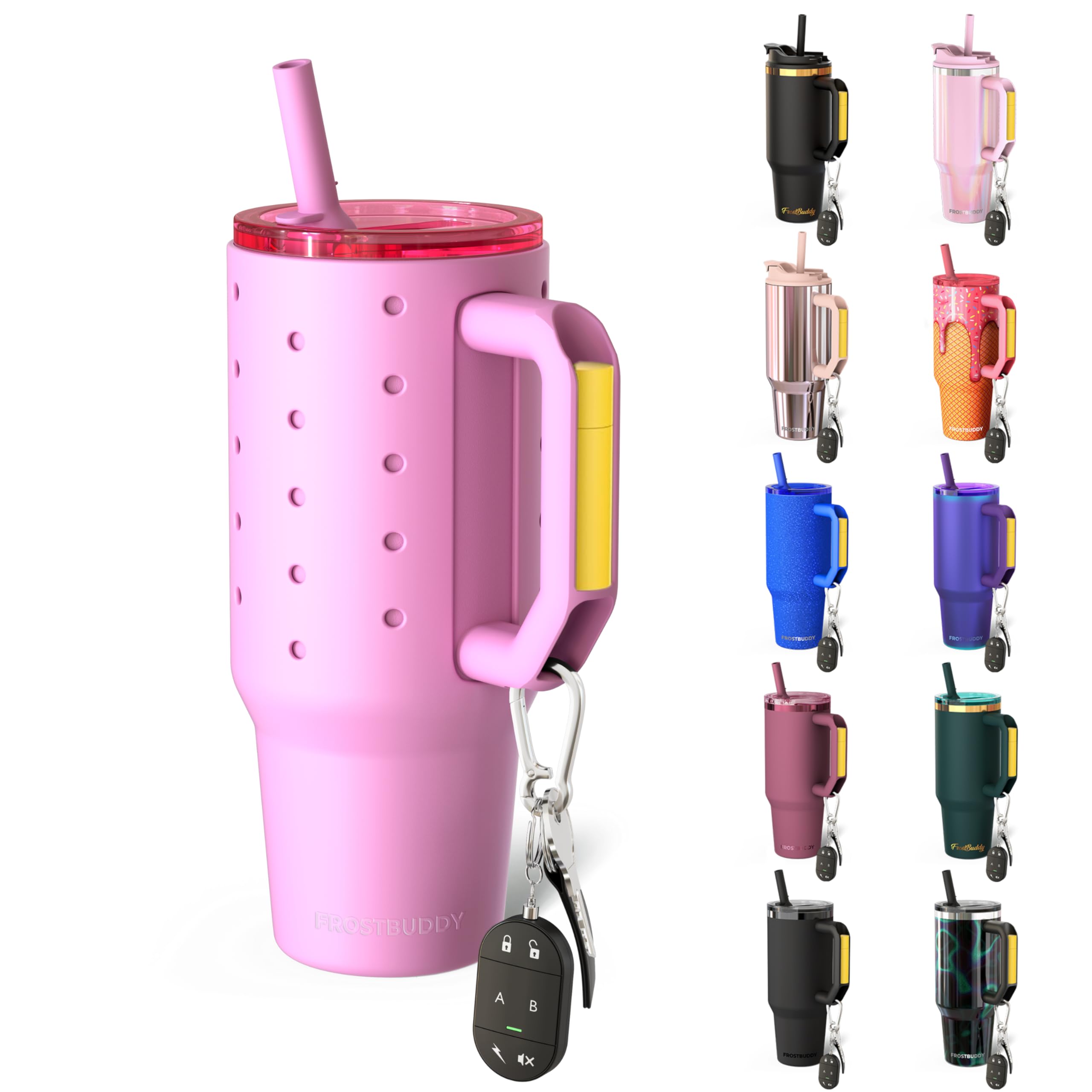 Buddys ヒッピーカジュアルテイストダブルリード Amazon.com: Frost Buddy 40 oz Thicc Buddy Tumbler with Silicone