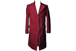 Charlie and the Chocolate Factory Costume Willy Wonka Red Velvet Cosplay Coat
