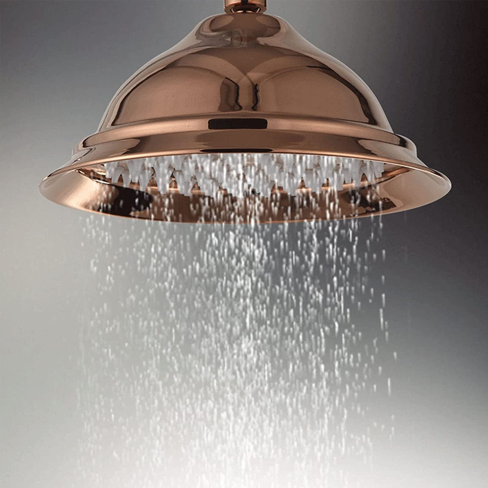 Grifo de Ducha para bañera en Oro Rosa, Sistema de Ducha de 3 Funciones, Cabezal de Ducha Tipo Lluvia con Ducha de Mano, caño de bañera, Grifo de Ducha de Pared, Grifo Mezclador de