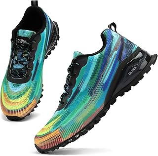Men's Trail Running Shoes Fashion Walking Hiking Sneakers for Men Tennis...