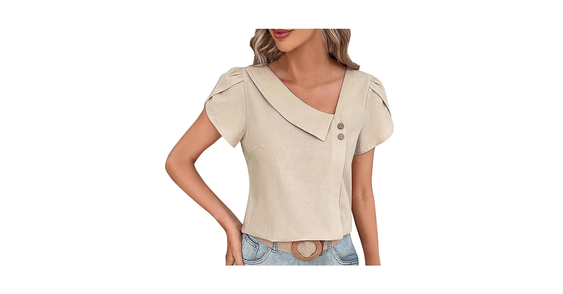 a*i様 ameri PETAL SLEEVE COMPACT BLOUSE Ameri（アメリ）の「PETAL SLEEVE COMPACT BLOUSE（シャツ