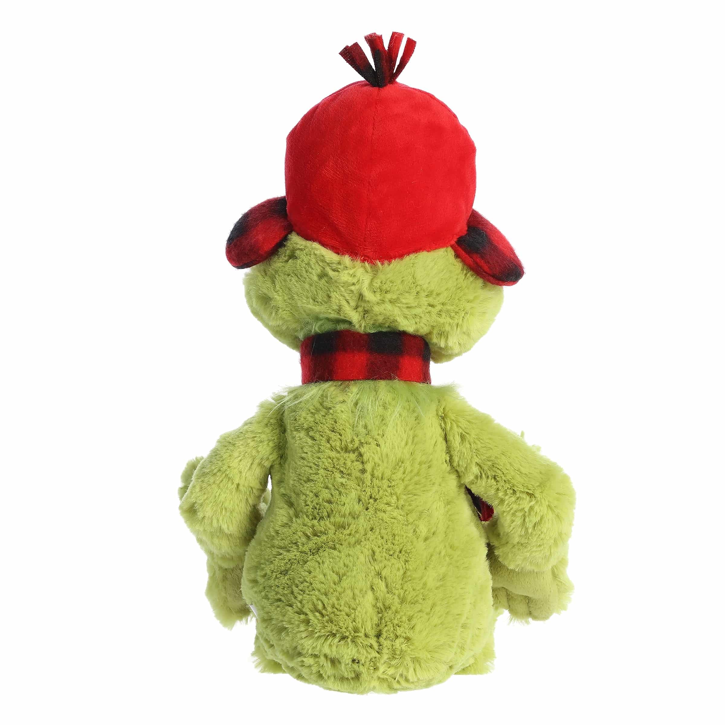 Aurora Whimsical Dr. Seuss Wilderness Grinch Stofftier - Offiziell lizenzierter Plüsch für fantasievolles Spielen - Perfekt für Kinder und Erwachsene - Grün 27,9 cm