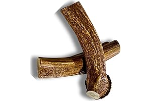 WhiteTail Naturals - Red Deer Antlers for X-Large Dogs (2 Pack- Jumbo XXL)