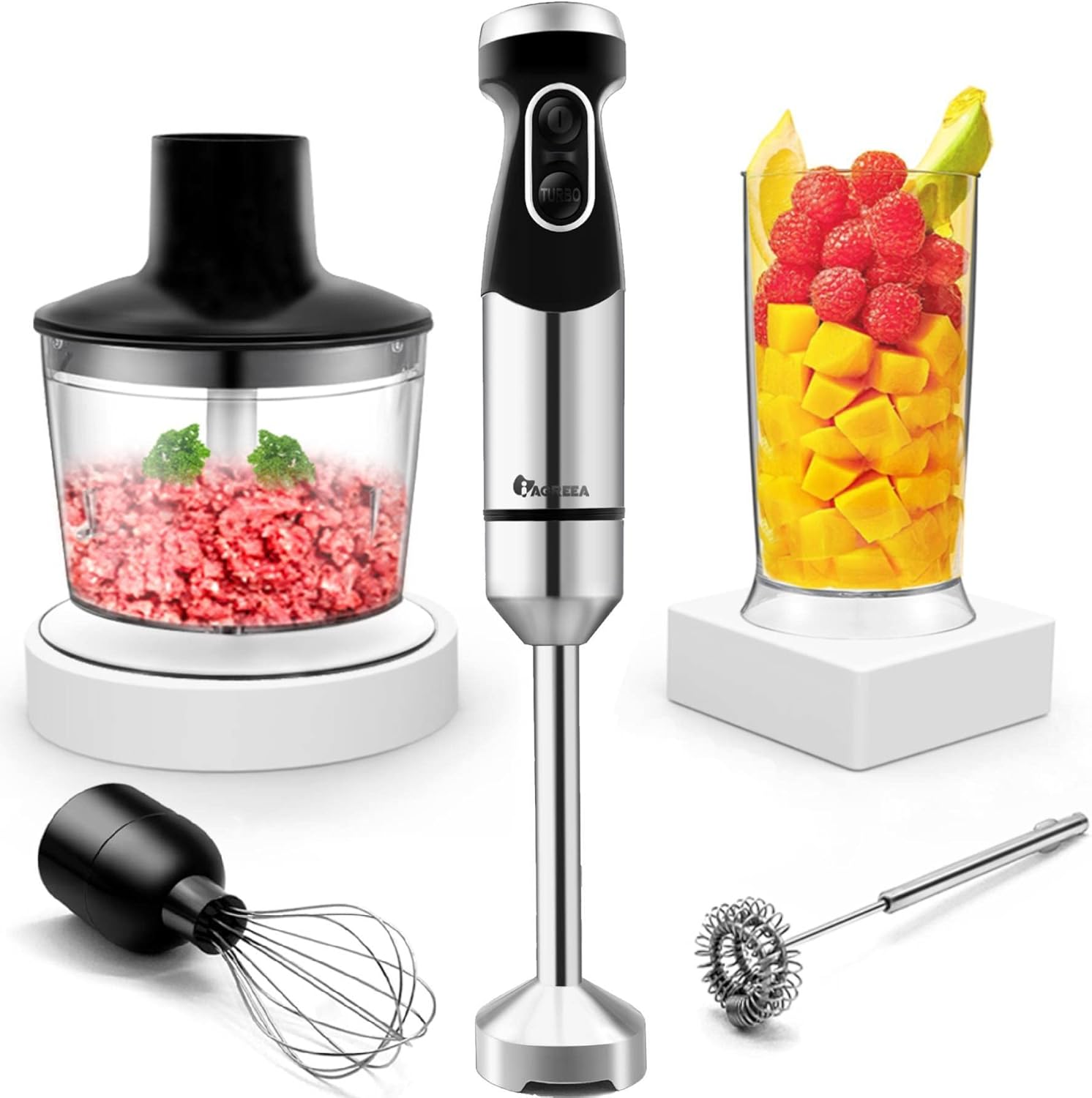IAGREEA Immersion Hand Blender 16Speed, 800W 5In1 Ubuy Nepal