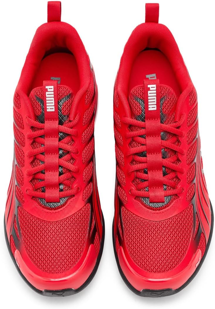 PUMA Mens Voltra Lace Up Sneakers Shoes Casual - Red