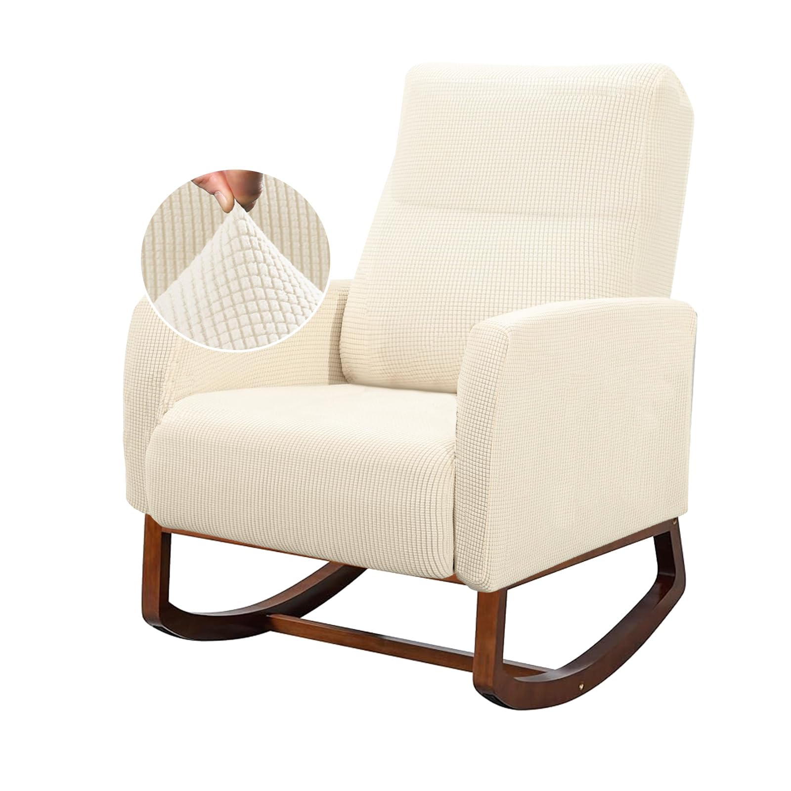 Photo 1 of Dipurman Nursery Rocking Chair Cover - Beige