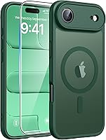 Vista 120 de FNTCASE - Funda para iPhone 15, iPhone 14 y iPhone 13, magnética, translúcida, fina y antigolpes, protección de grado militar, resistente a caídas