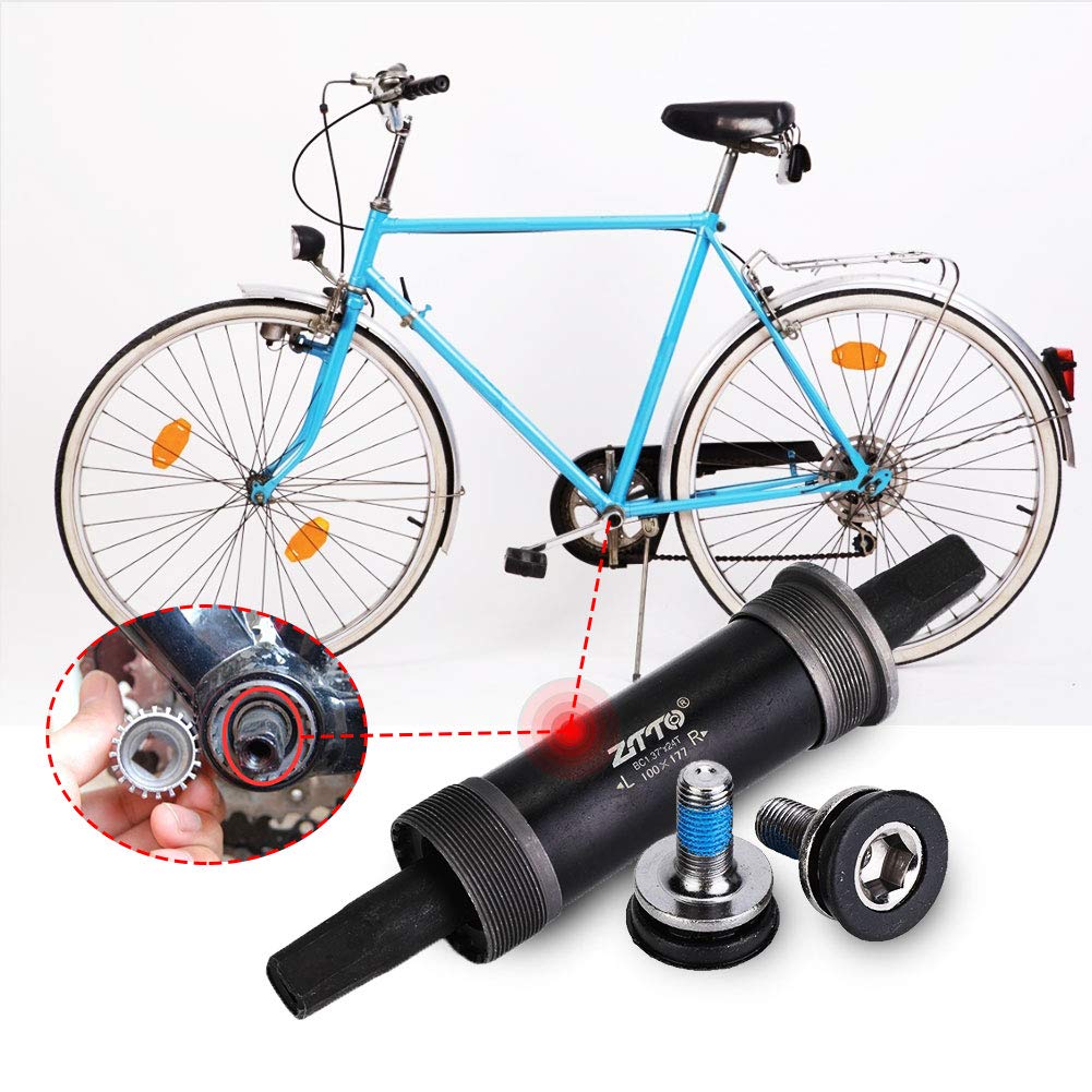 Support De Pédalier Vélo - Pour Cadre 80/100 Mm, Avec Vis, Acier Noir