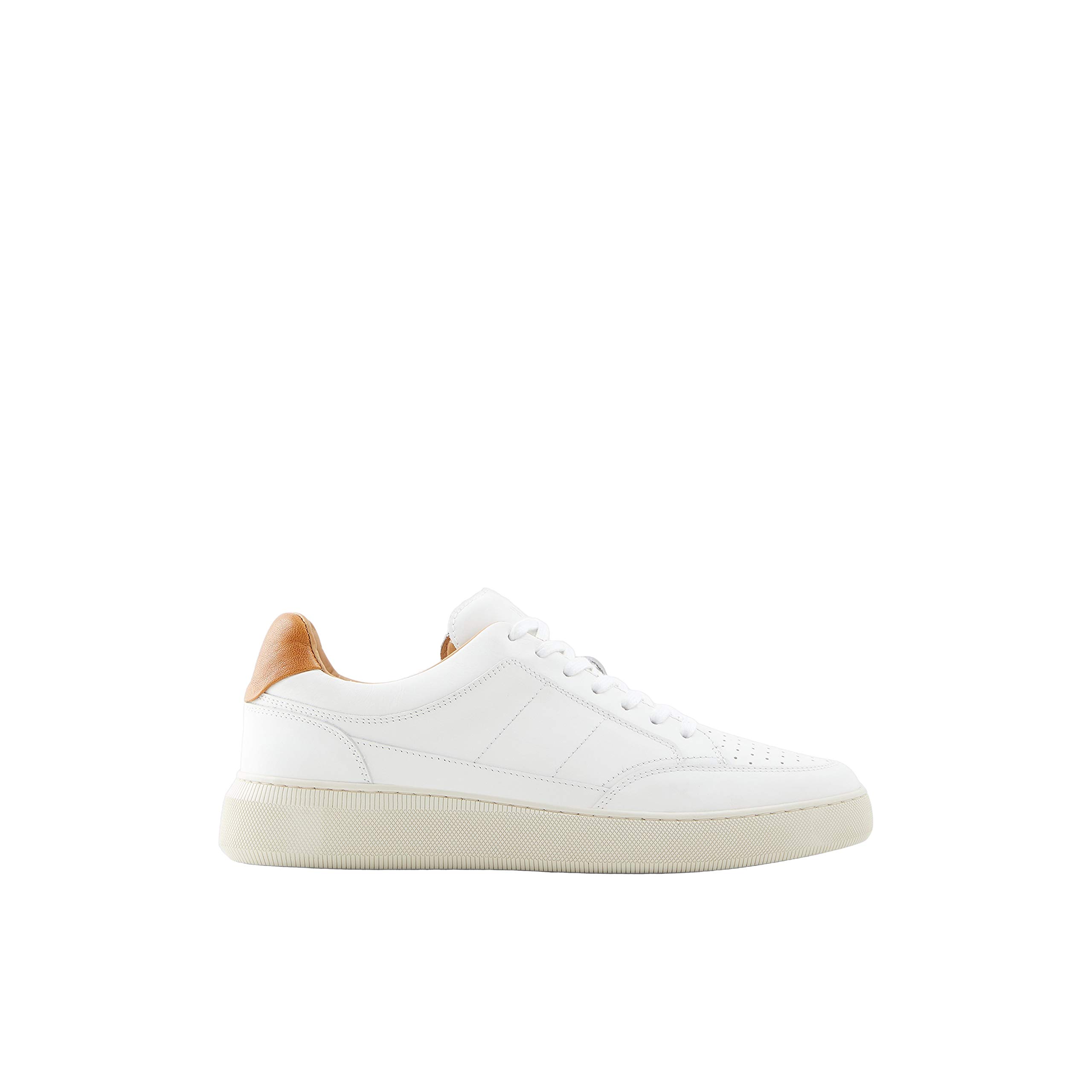 Aldo Men's WENDAWIEN Flat Heel Genuine Leather Shoes, White