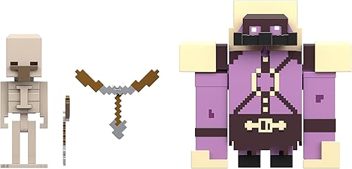 Minecraft Figuras de Legends Pigmadillo vs Skeleton