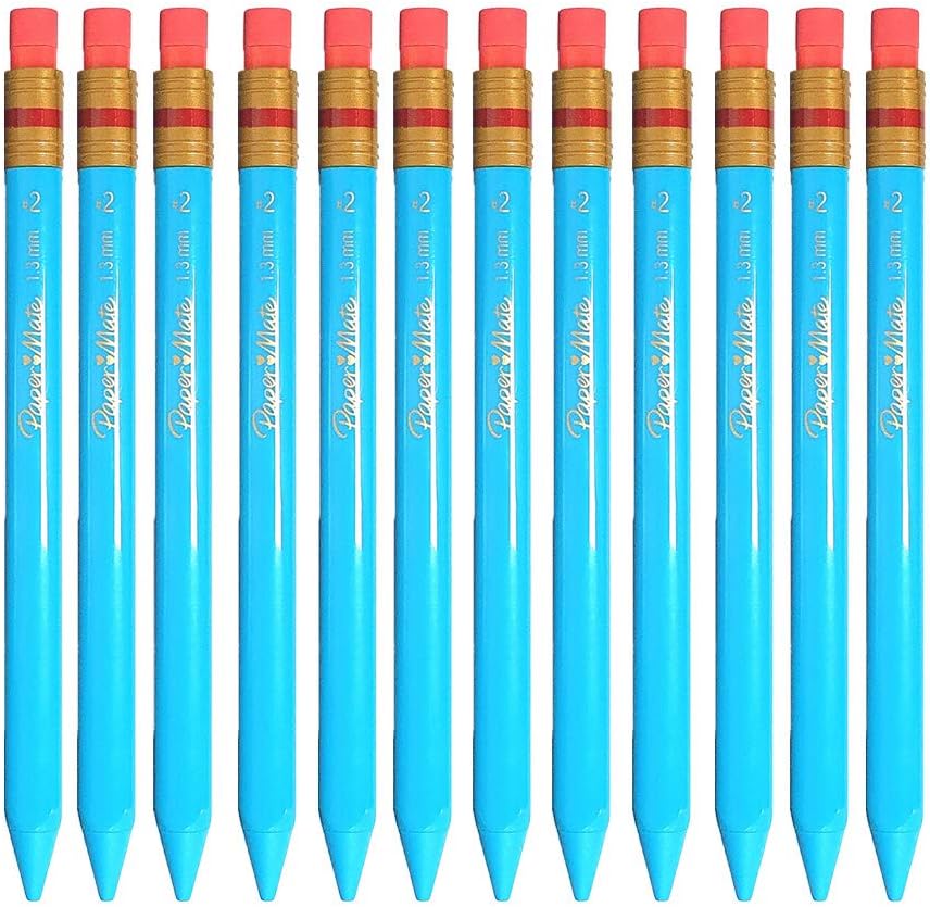 12 x Papermate ‘MATES’ Handwriting Triangular Mechanical Pencil with