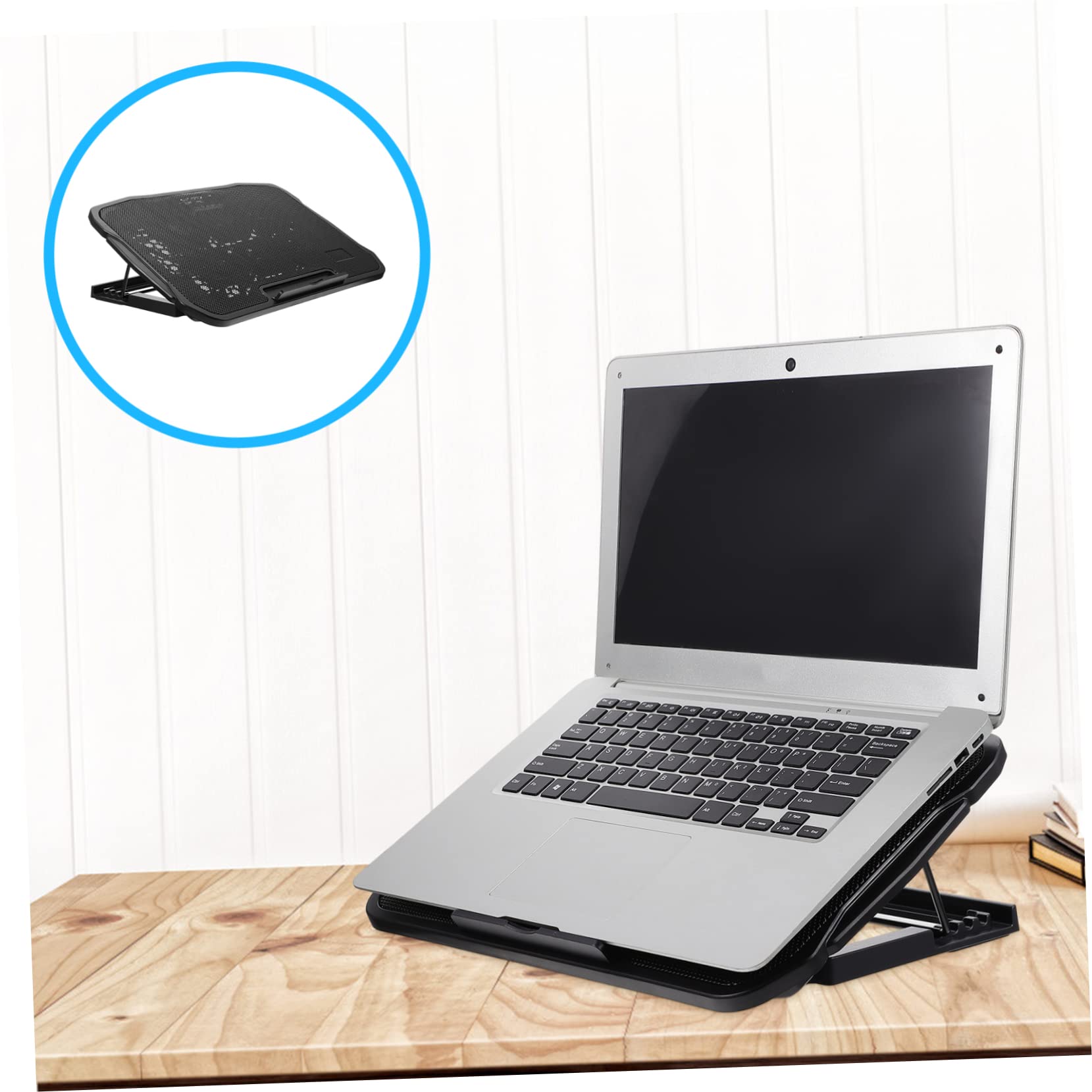BESTonZON 1 radiator stacja dokująca komputera uchwyt na laptopa stacjonarnego stojak na laptopa stojak chłodzący do laptopa stojak do rozpraszania ciepła notebooka miłośnik nawias baza