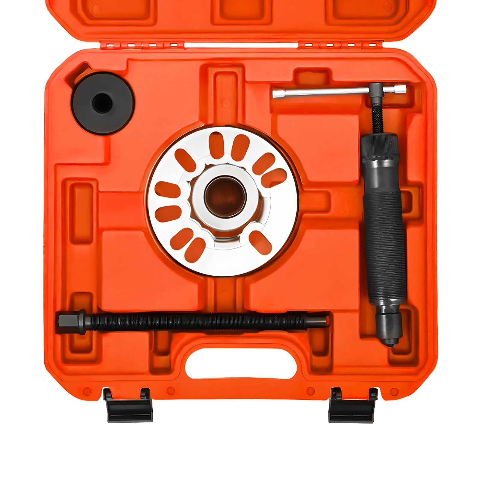 Estrattore idraulico per cuscinetti ruota 10T, 98-125 mm, per mozzi idraulici, albero di propulsione, set di attrezzi 3 in 1, set di espulsori per auto, mandrino idraulico per ruote a 4 fori o 5 fori