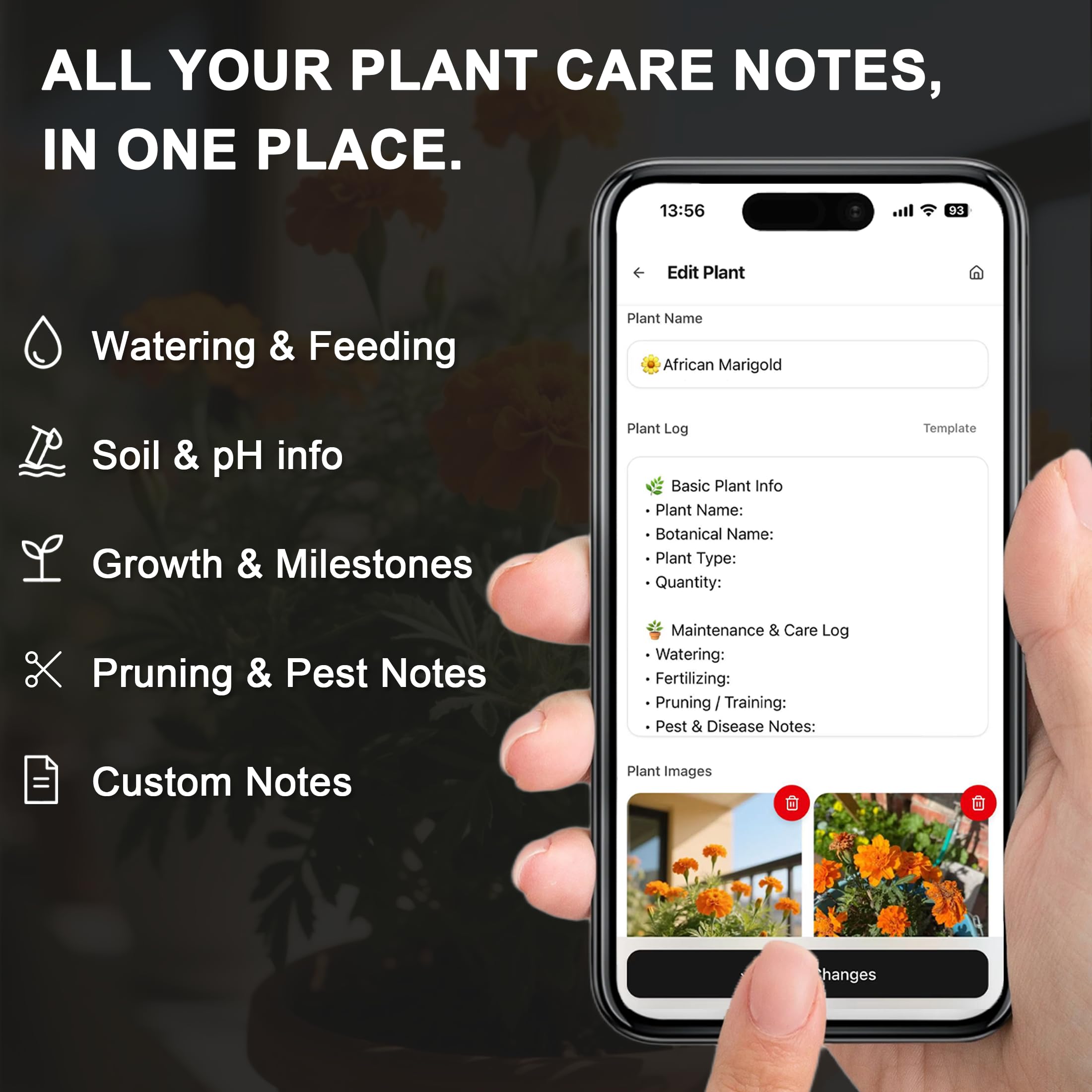 QR Pflanzenetiketten, Scan-to-Record Pflanzenpflege-Tracker, 20 Stück | 304 Edelstahl Wasserdicht Gartenmarker mit Digitaler Pflanzenpflege Log, Ohne App oder Abonnement für Baum, Blumen & Kräuter