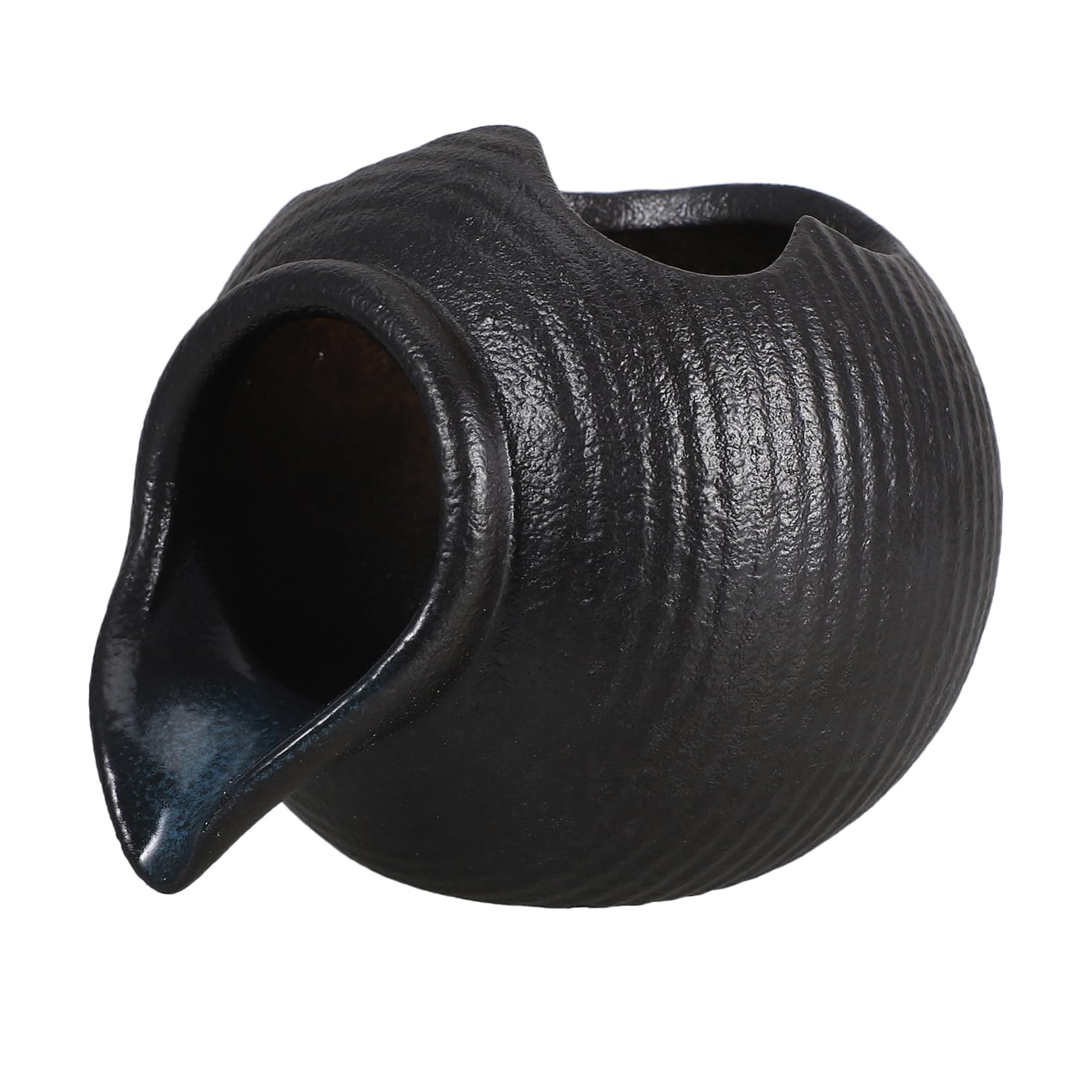 BIUDECO Garden Waterfall Jar Ceramic Fountain Decor Desktop Fountain Aquarium Ornament Landscape Bottle Decoration