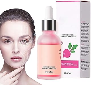 ência Hidratante Facial | 30ml /1 Fl Oz Óencial Facial Com Beterraba - Hidratante Lifting Minimizer Poros Com Beterraba E Vitamina A Hidratante Suavizante Para Pele áspera E Poros Uwariloy