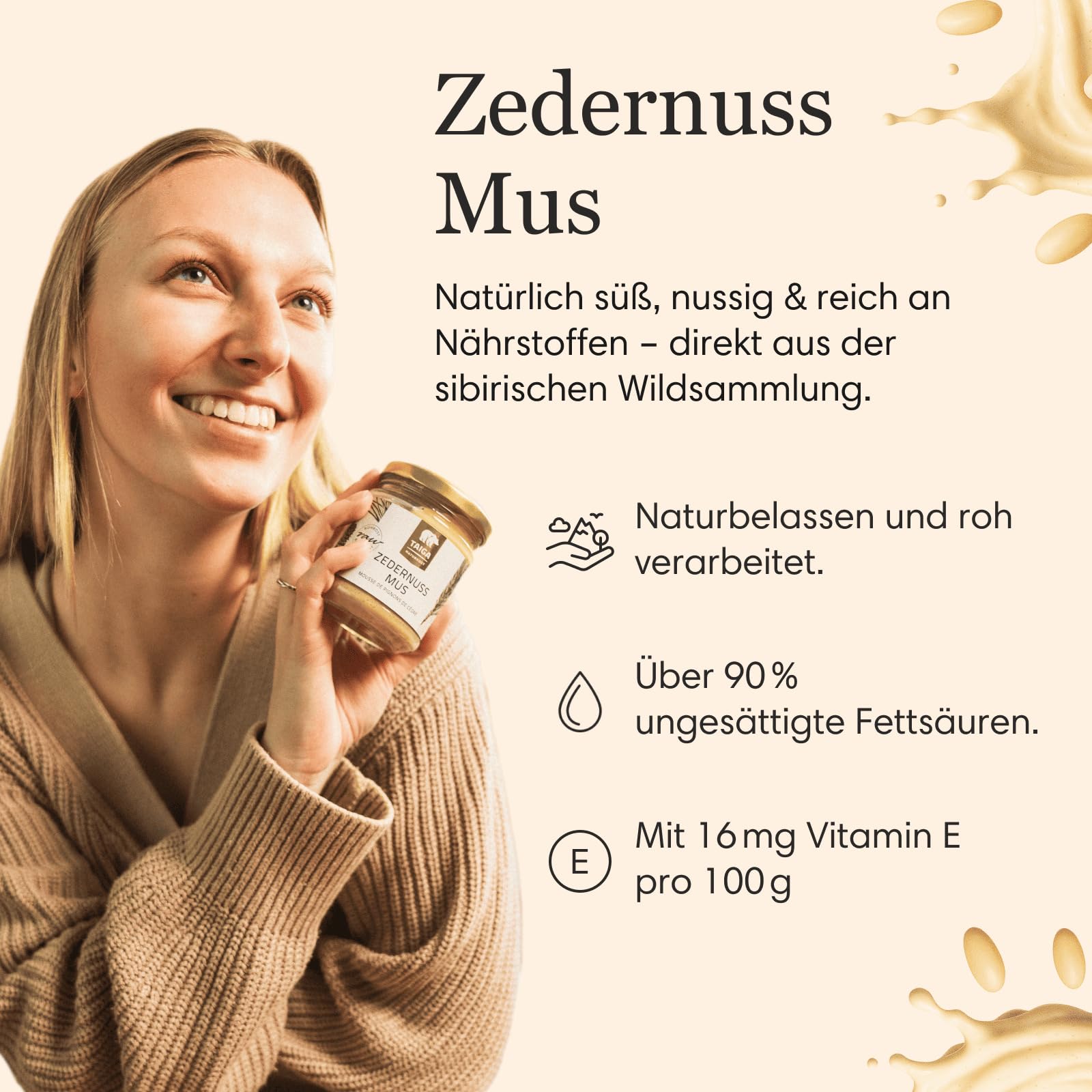 Zedernussmus (190g (3er Pack))