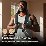 CuPiLo Cordless Neck Massager with Heat, Upgarded 4D Deep Kneading, Shiatsu Shoulder Massager with Heat for Neck, Back, Waist, Fathers Day Dad Gifts for Men Husband