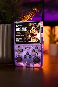 D-r36 3.5 Inç Ips Ekran Retro Handheld Video Oyunu Konsolu El Atarisi Mini Video Oynatıcı 21000 Oyun