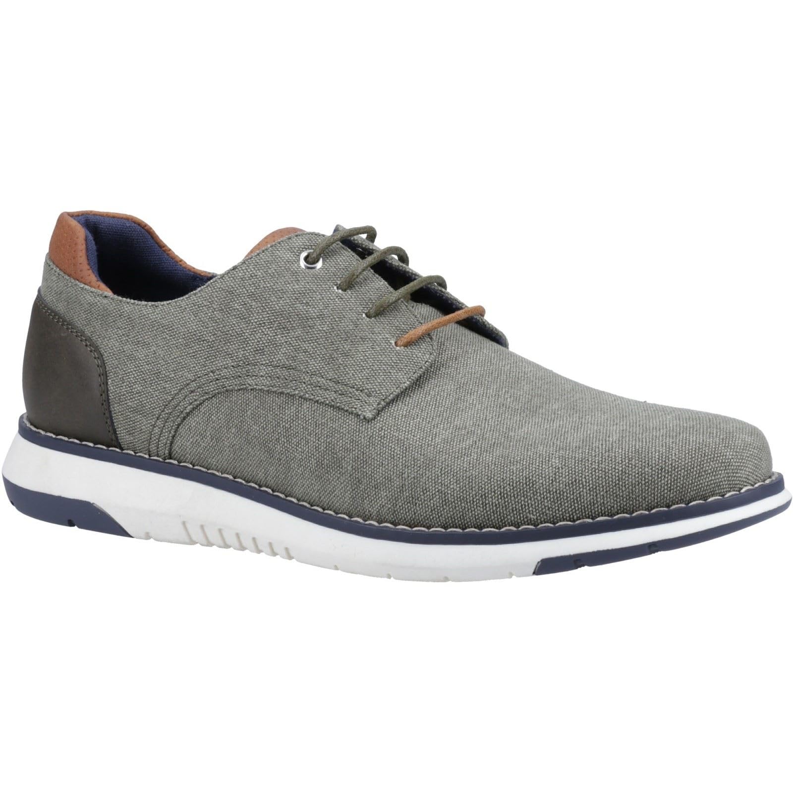 Hush Puppies Male Bruce Lace Up Shoe, Khaki, 11