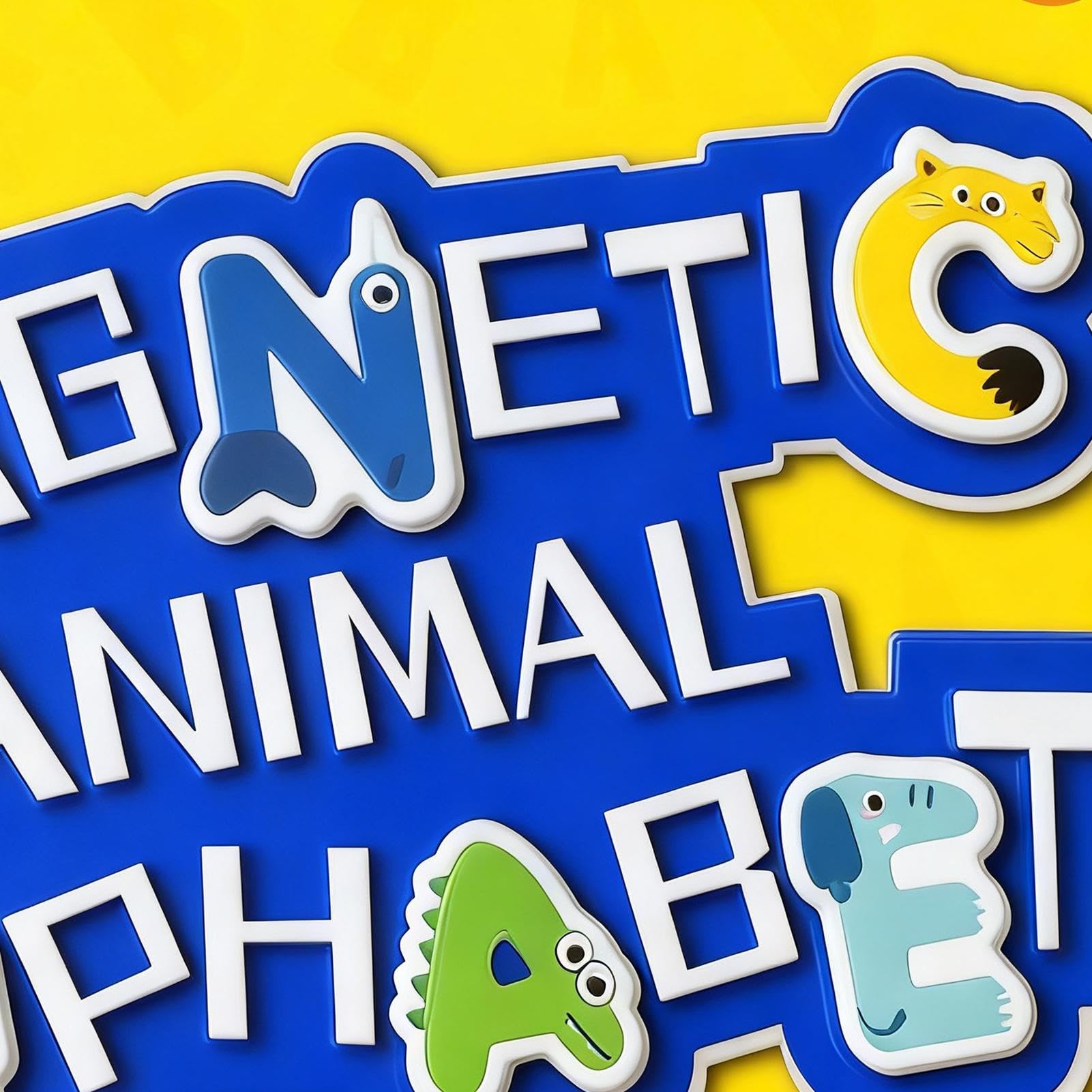 Lettere Magnetiche Animali Giocattolo Asilo | Magneti Frigo per Bambini 3+ Anni Ragazzi Ragazze Casa Scuola Lavagna Asilo Viaggio