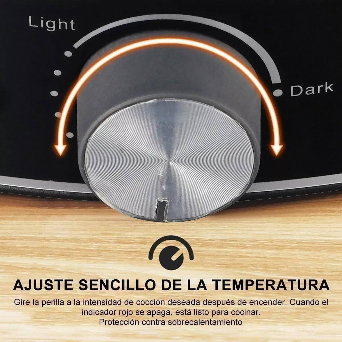 Crepe Maker elettrico 1000 W – Piastra di cottura antiaderente da 27,9 cm, temperatura regolabile, indicatore LED, perfetta per crepes, pancake e crepe sottili