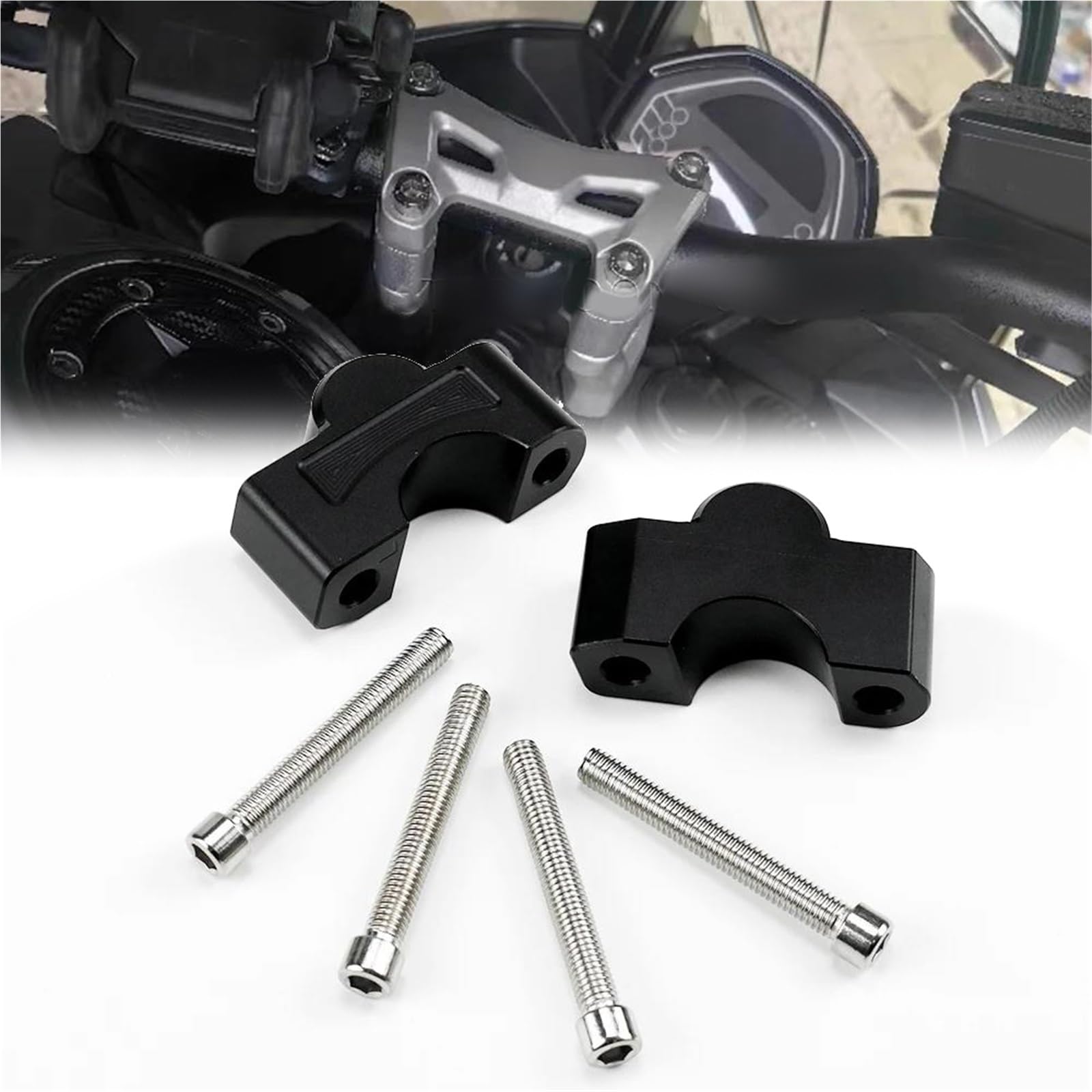 Accessoires montage guidon rehausseur collier serrage Triumph Tiger Sport 660
