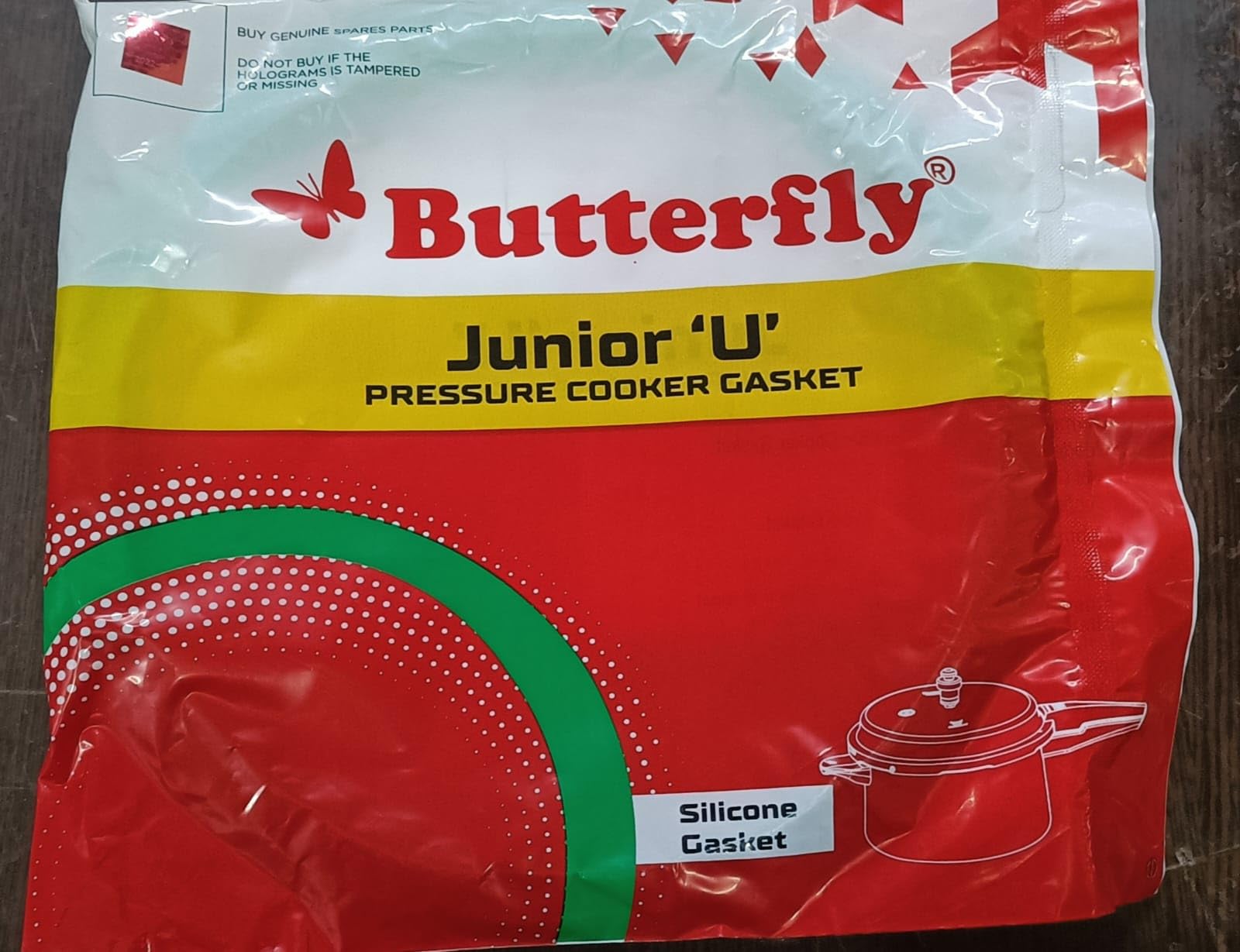 Butterfly Junior-U Silicone cooker Gasket(5/5.5 / Junior Pressure Pan 3.5) (B0B5DWN52H) Amazon Price History, Amazon Price Tracker