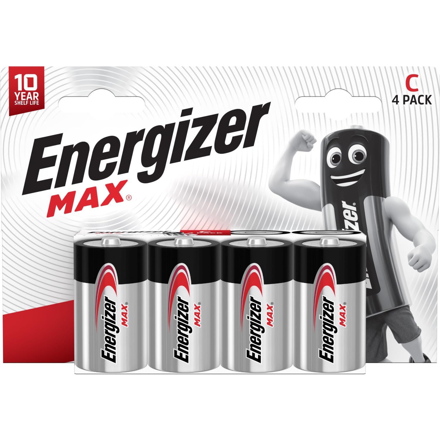 Energizer Max Alkaline Battery C X 4 - S15274
