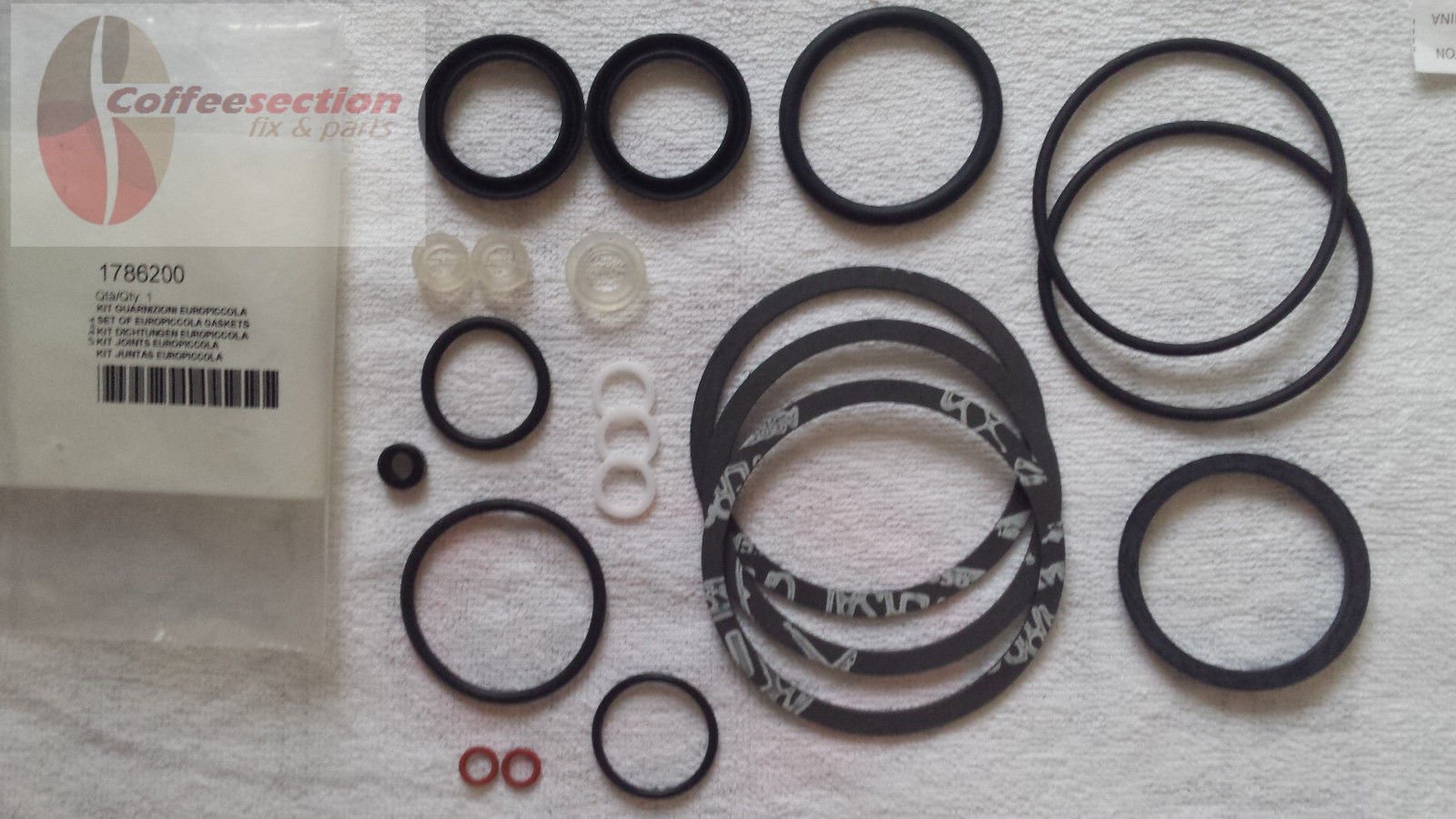 La Pavoni - Complete Replacement Gasket Set -Rebuild Kit- Europiccola, gaskets