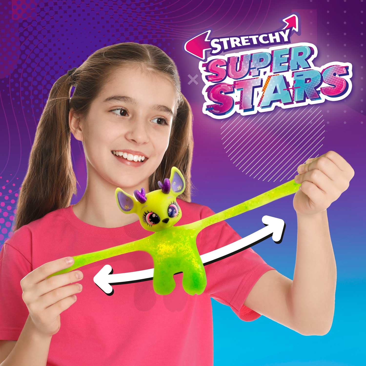 CRAZE Superstars Stretchy Moonish Slime & Stretchy Collectible Figures with Slime Filling, 6 Different Characters to Collect - Image 4