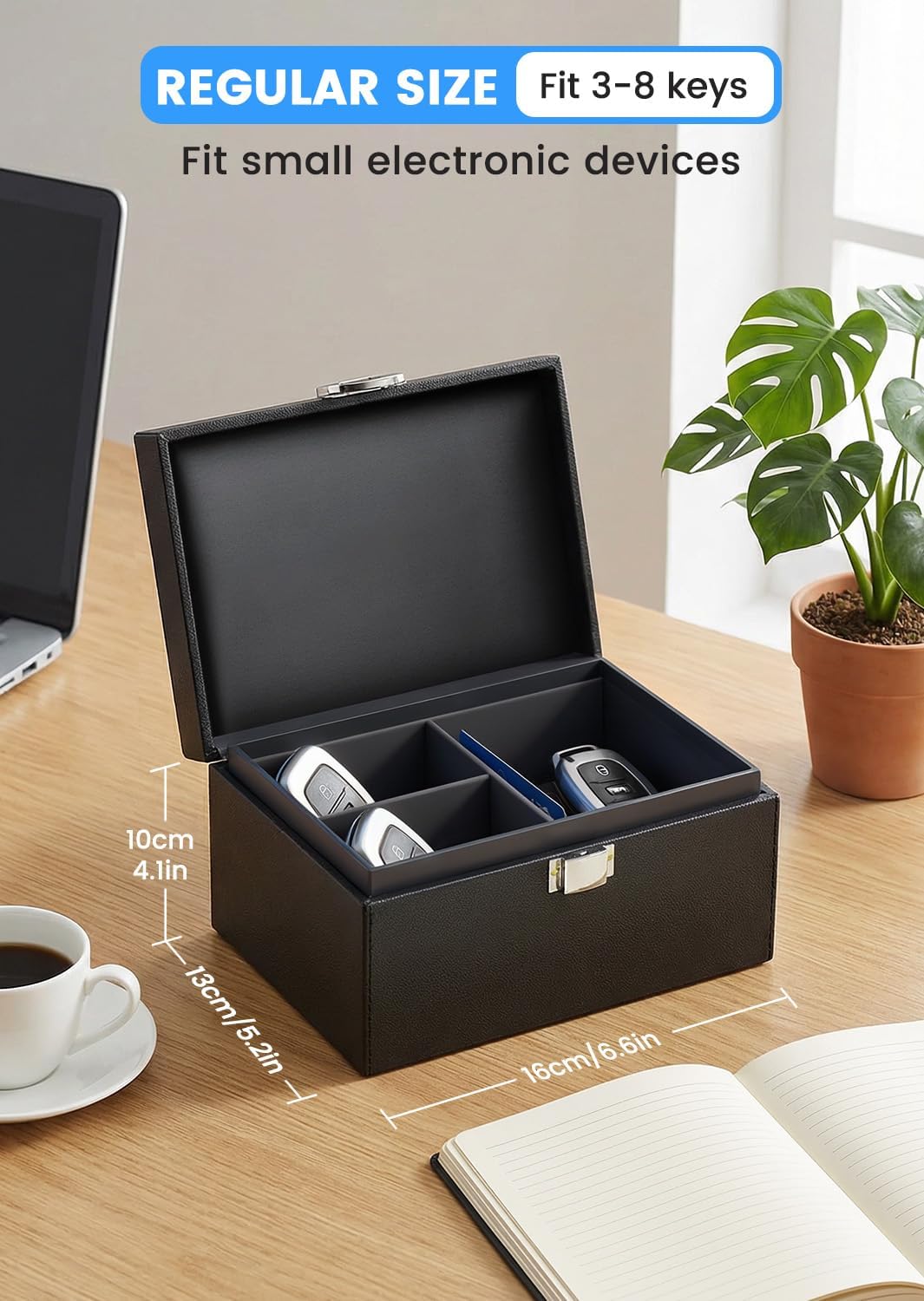 Faraday Box for Car Keys, Key Fob Signal Blocker Rfid Box for Car Keys, Faraday Key Fob Protector Signal Blocking Box - Image 5