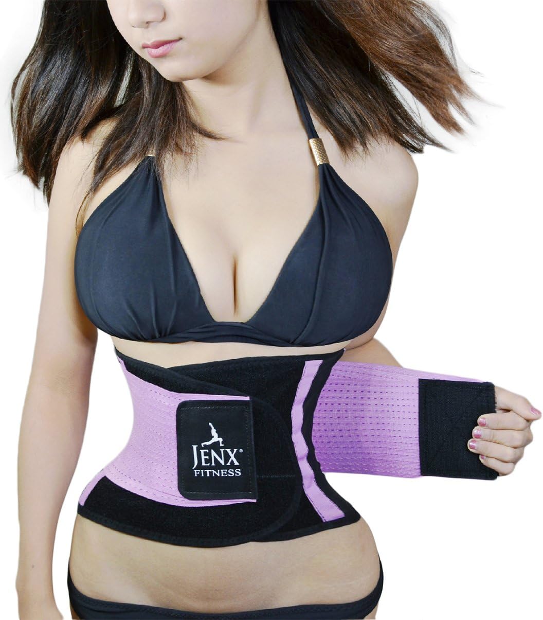 Jenx Fitness Unisex Waist Trimmer, Purple, XX-Large