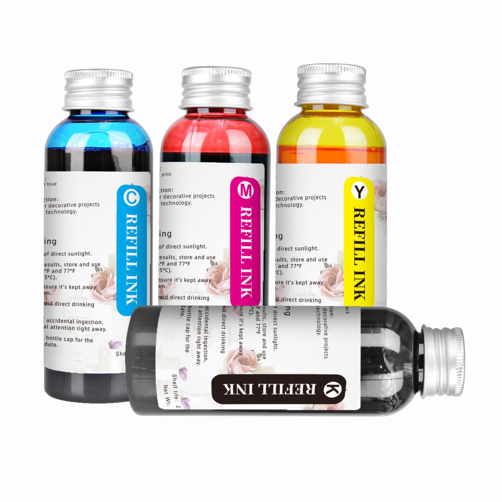 JIUPIN Compatible Ink Refill kit, Suitable for 250/251 270/271 1200 2200 1500 2500 PG210 CL211 PG245 CL246, etc.Suitable for PIXMA iP7220, MG5420, MG5520, MG6420, MX722, MX922 and Other Printers