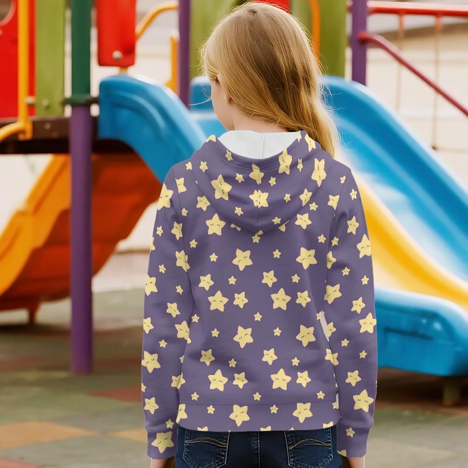 Boys Girls Hoodies, Casual Long Sleeve Pullover Soft Teen Childs Sweatshirts with Pocket