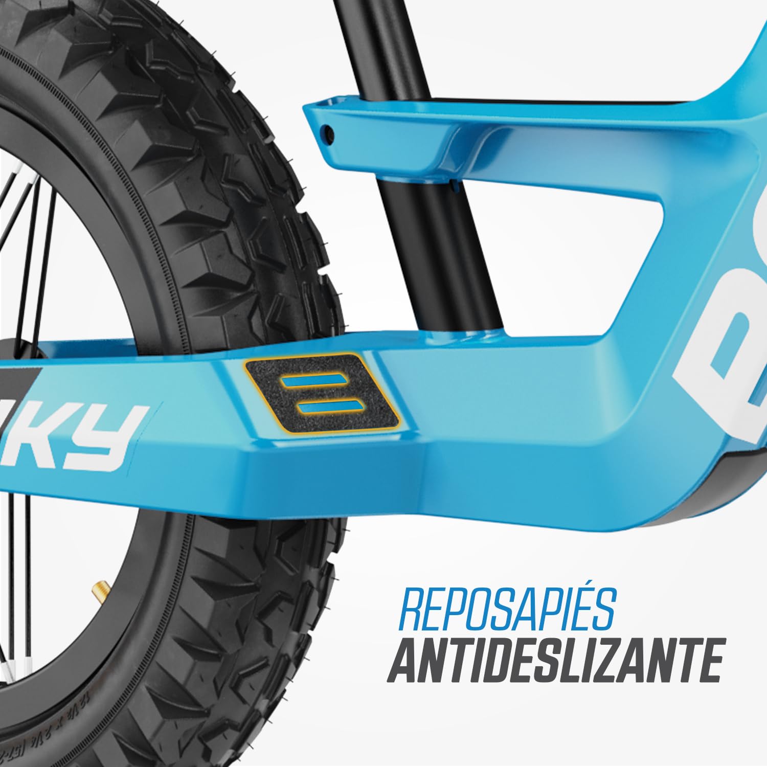 BERG Bicicleta sin Pedales Biky | 2,5-5 años, 12 pulgadas, con freno de mano, cuadro ligero de magnesio, ruedas hinchables