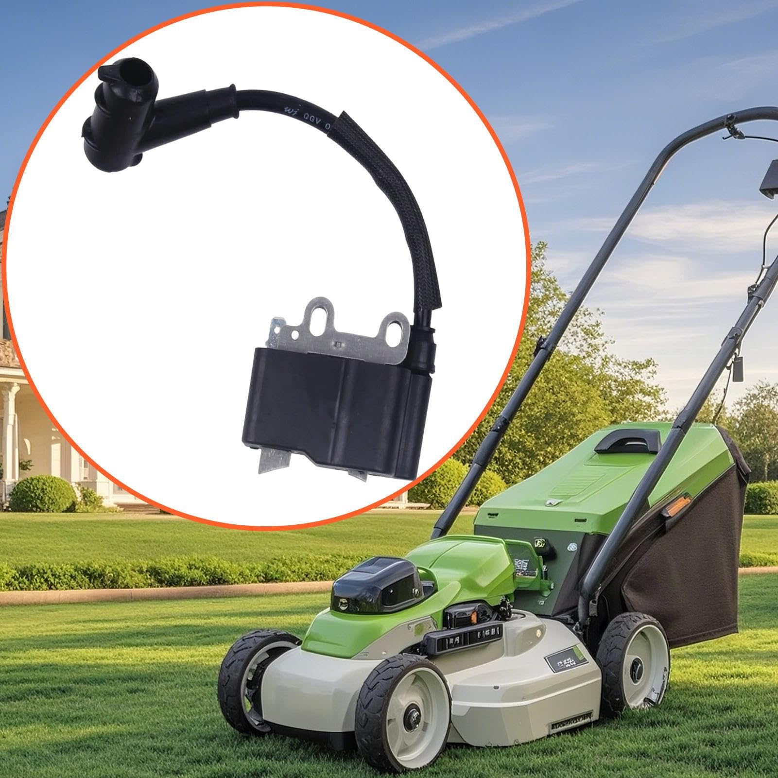Kit de bobina de encendido para cortacésped, bobina de encendido | multifuncional, piezas del motor de cortacésped, para patio, garaje, césped, jardín, almacén, taller y cubierta