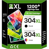 304XL Sostituzione per Cartucce HP 304 Nero e Colore per HP DeskJet 3760