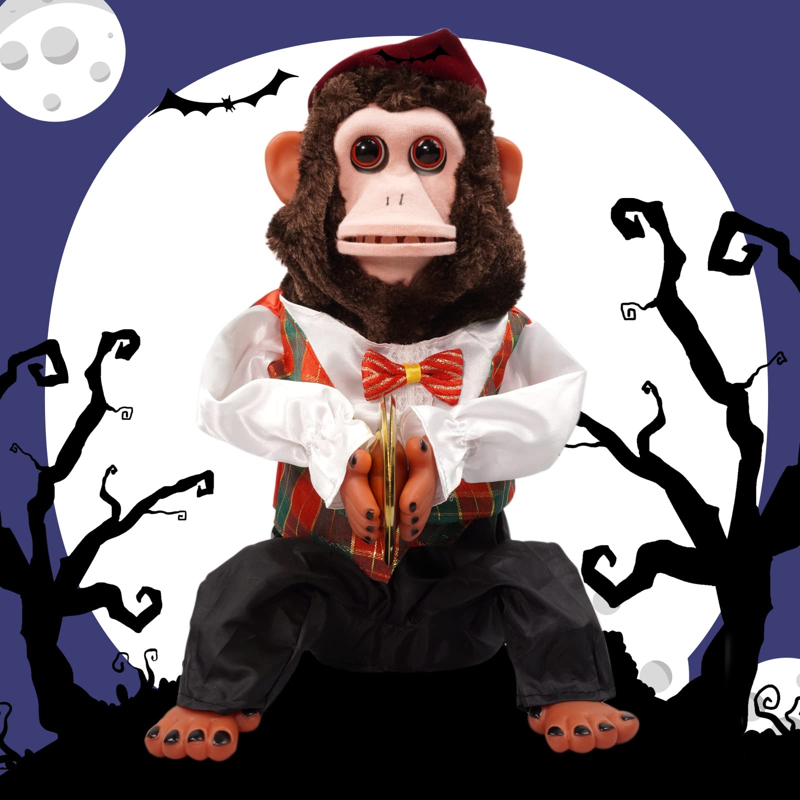 猿のおもちゃ Amazon.co.jp: 時計仕掛けの猿 シンバル 演奏する猿 音楽