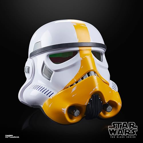 Miniatura 4 de STAR WARS The Black Series The Mandalorian Artillery Stormtrooper - Casco electrónico prémium