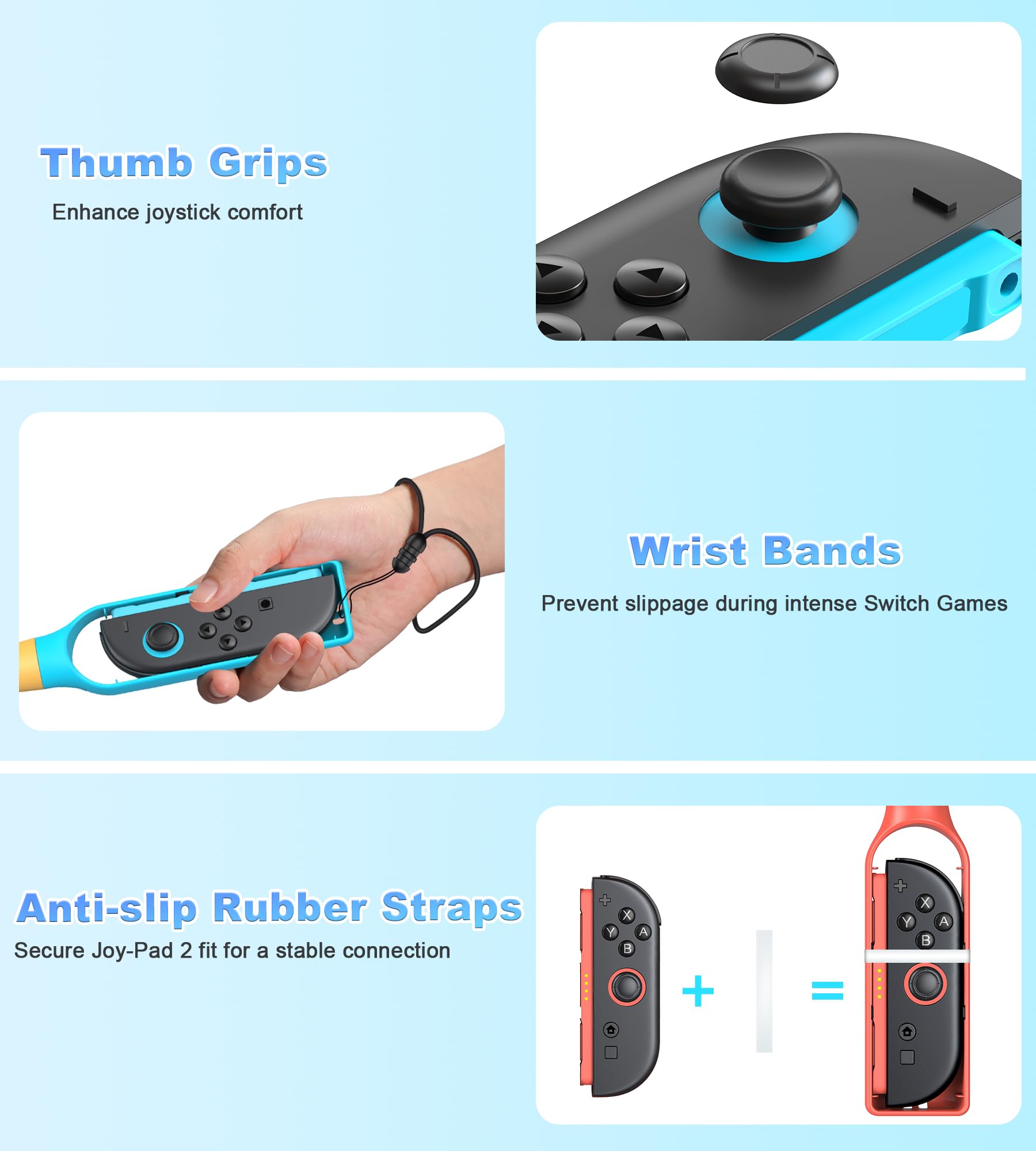 20 in 1 Switch 2 accessori sportivi, pacchetto di accessori sportivi per la famiglia per Nintendo Switch 2 giochi include cinturino per gambe, club da golf, cinghie da calcio e pallavolo, racchette da