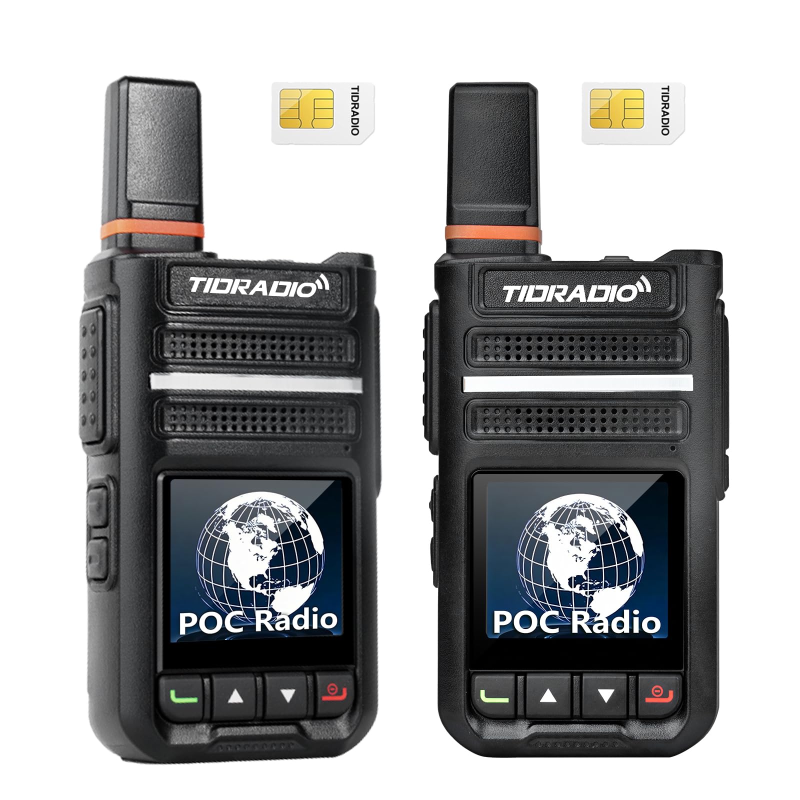 Photo 1 of Rapid Poc Radios Unlimited Range, TIDRADIO TD-G18 Global Walkie Talkies Long Range, 4G LTE Nationwide PTT Walkie-Talkie, Long Distance 6000+Miles for Family Logistics Company-2pcs with SIM Card