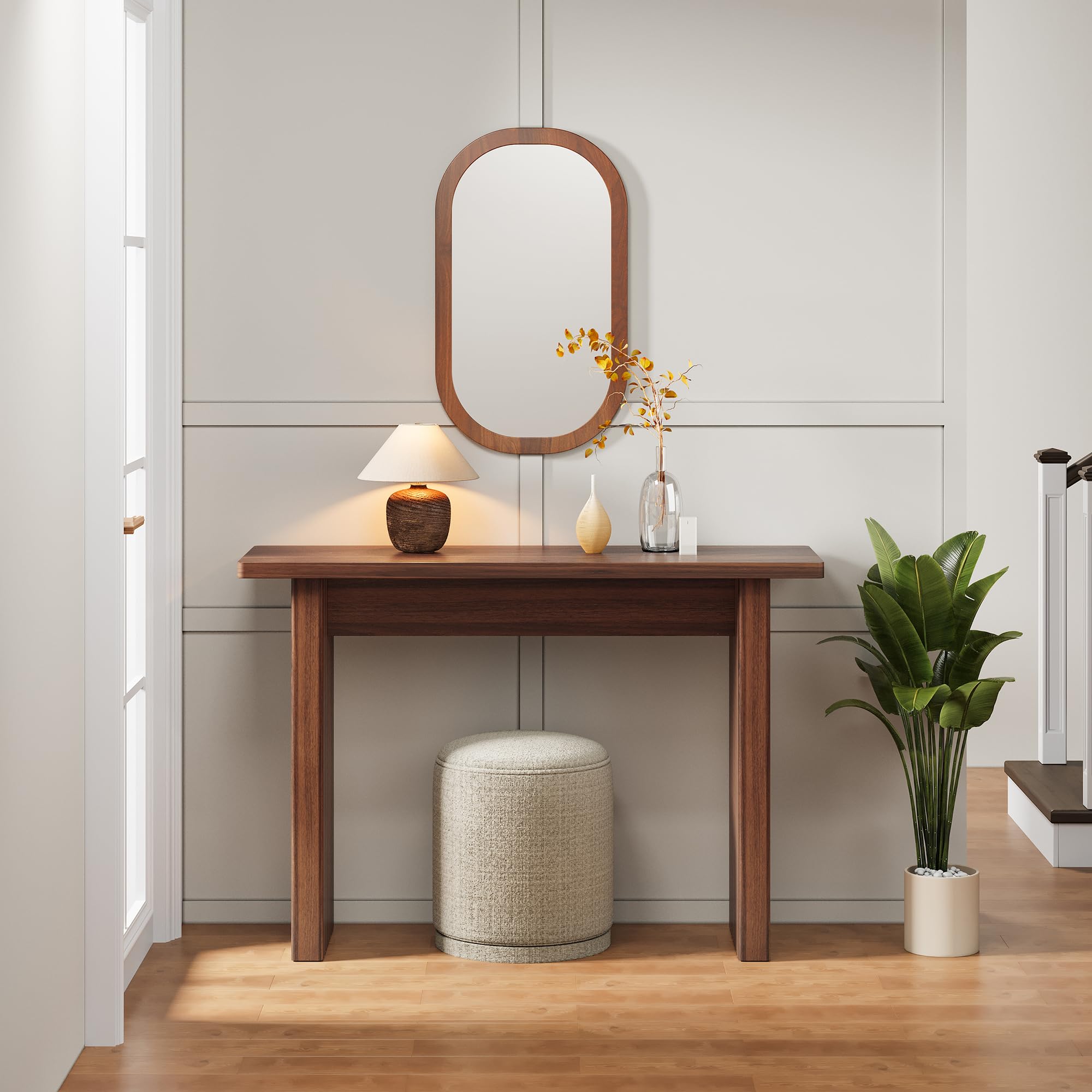 Console d'entrée en Bois aux Pieds sculptés – Un Meuble de décoration Traditionnel pour embellir Votre entrée