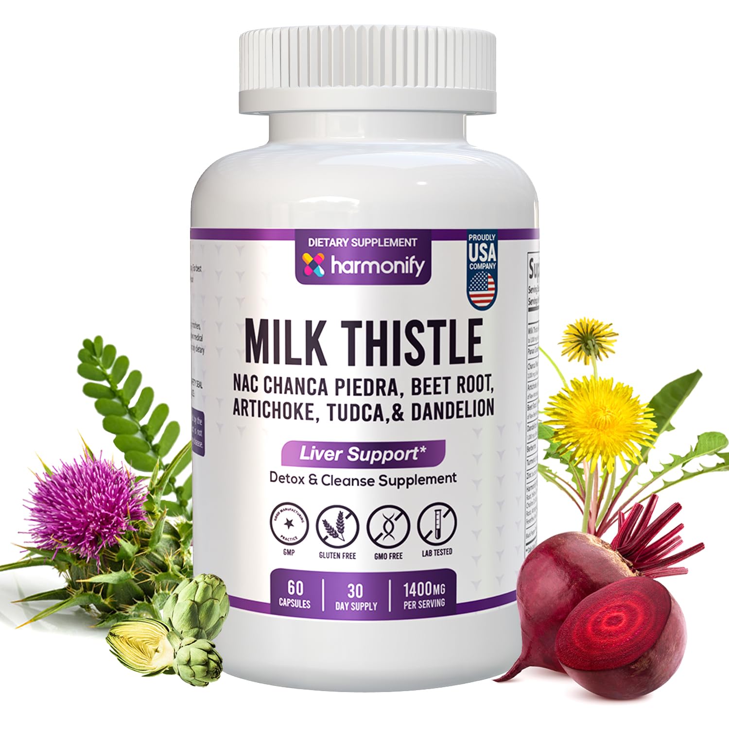 harmonify bpc 157 reviews Amazon.com: HARMONIFY Milk Thistle Berberine Turmeric with Chanca Piedra, Detox & Cleanse & Repair Supplement, NAC, Beet Root, Artichoke, Dandelion Root, TUDCA Choline and Ginger, 30 Days Supply : Health & Household